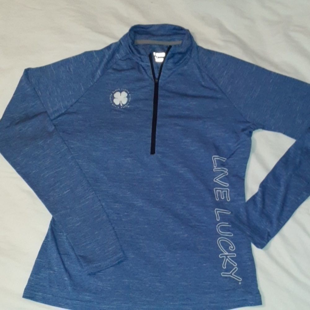 Black Clover Live Lucky ¼ Zip Quick Dry LS‎ Shirt S